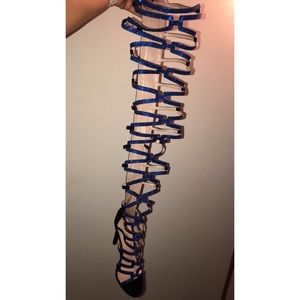 Fashion Nova knee high heels